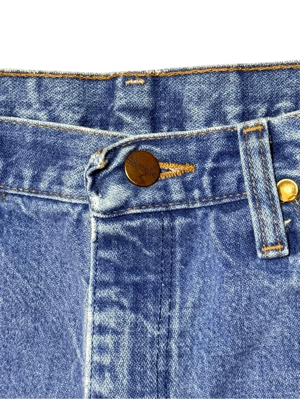 Vintage Wrangler High Rise Cutoff Shorts Distressed Size 13/14 🇺🇸